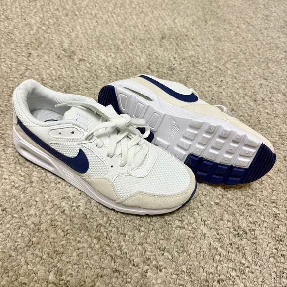 Nike Women’s White and Royal Blue Air Max SC - Picture 3 of 5